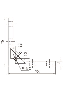80*規格鋁型材強力角碼物理參數1 80*規格鋁型材強力角碼物理參數1