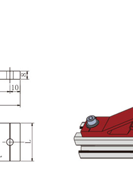 4545規格鋁型材135度角件安裝示意圖 4545規格鋁型材135度角件安裝示意圖