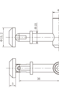 鋁型材斜角連接件物理參數1